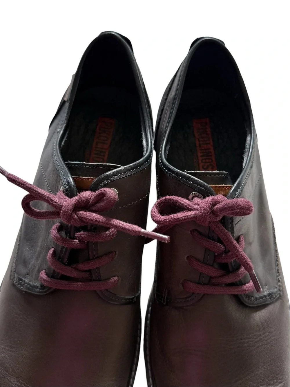 Pikolinos Glasgow Oxford Shoes Brown Leather Mens Eu Size 46 U.S Size 13